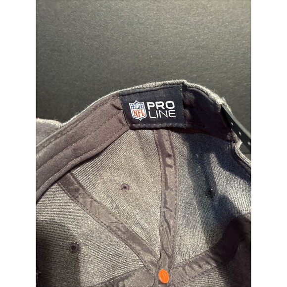 Baltimore Ravens NFL Pro Line Fanatics Charcoal Blackout Red Eye SnapBack Adjust - Picture 8 of 12